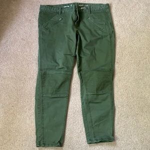Army green khakis by Gap